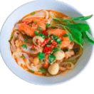 Spicy seasoned seafood noodles